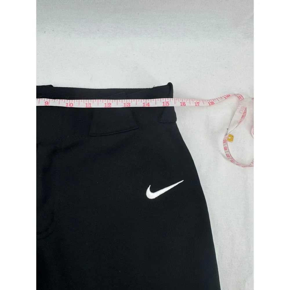 Nike Team Softball Pants Womens Medium Black Athletic Knickers Baseball 30x19